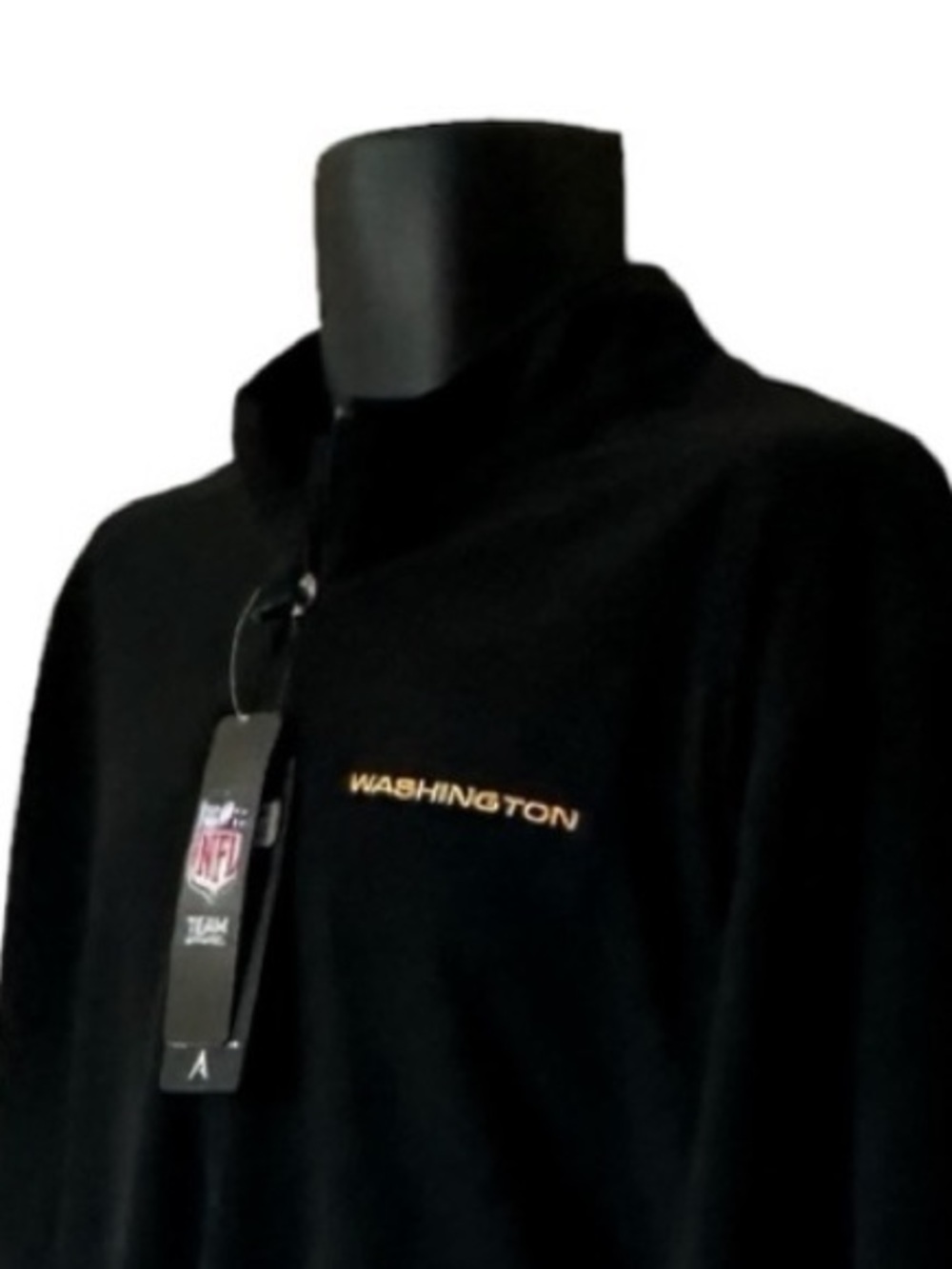 NFL ANTIGUA WASHINGTON FOOTBALL TEAM COMMANDERS NWT BLACK MENS PULLOVER 3XL